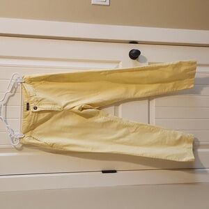 Cabelas size 10 soft chinos, yellow.